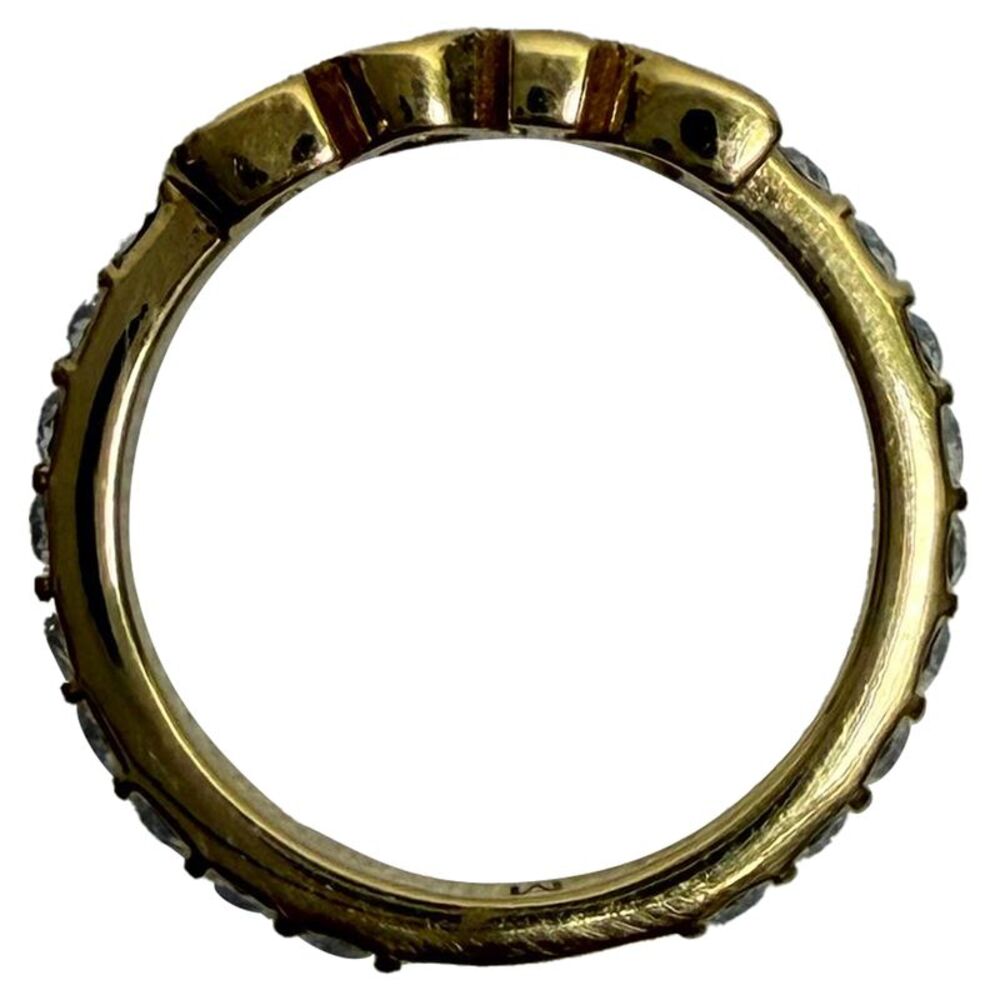 Dior Dio(r)evolution Crystals Ring in Gold Metal - Picture 2 of 6